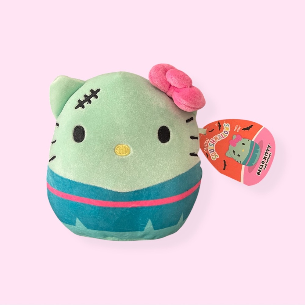 Hello Kitty Sanrio Frankenstein Halloween Squishmallow